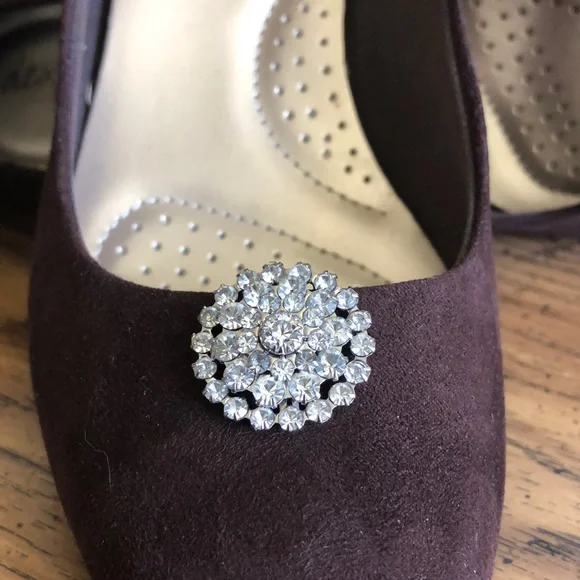 Vintage Shoe Clip-On Sparkling Jewelry - Picture 3 of 9